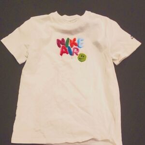 Nike White Short Sleeve Tee with Vibrant Graphic